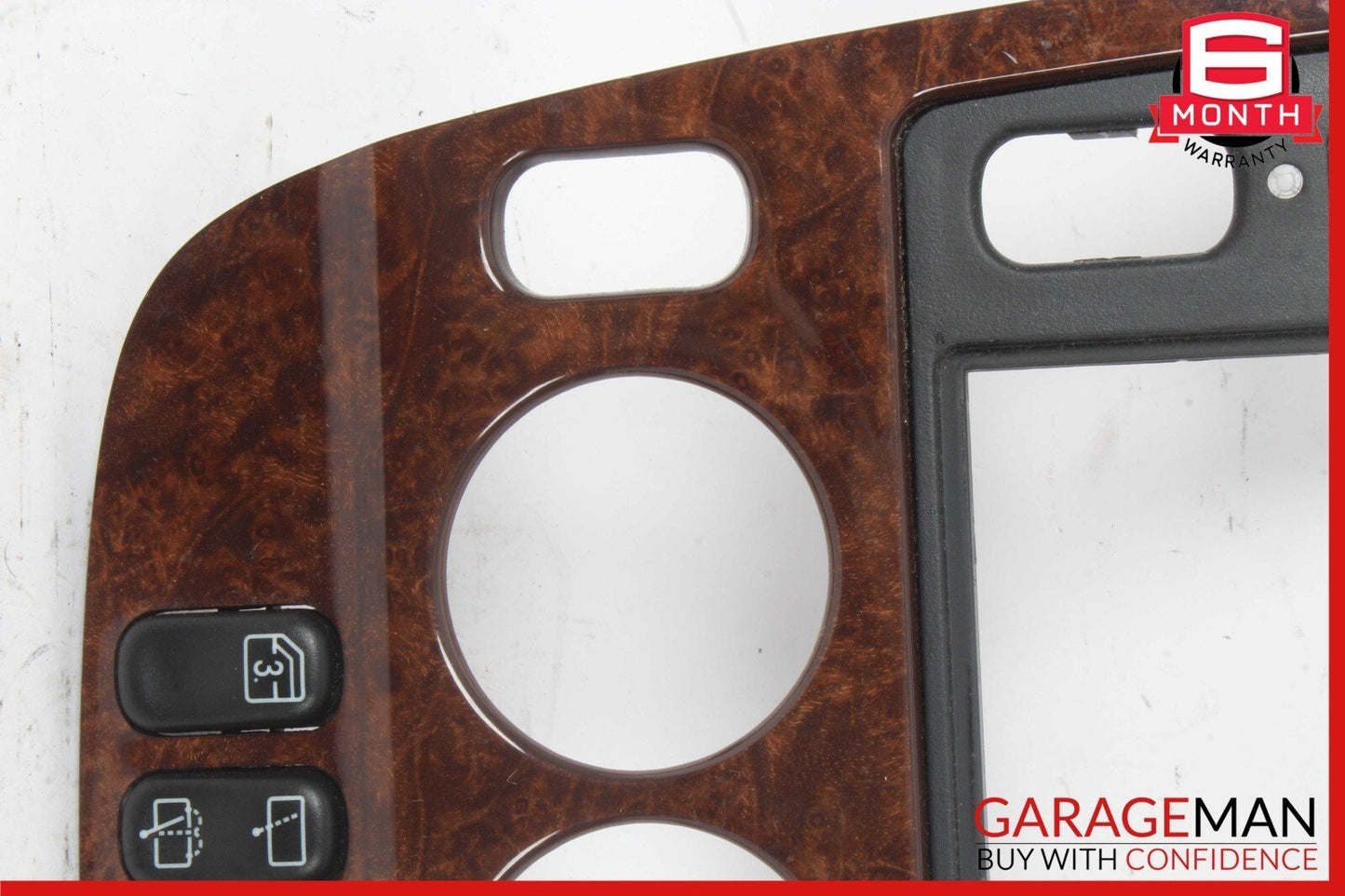 98-01 Mercedes W163 ML320 ML430 ML55 Center Console Trim Cover Panel Bezel Wood