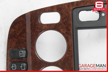 98-01 Mercedes W163 ML320 ML430 ML55 Center Console Trim Cover Panel Bezel Wood