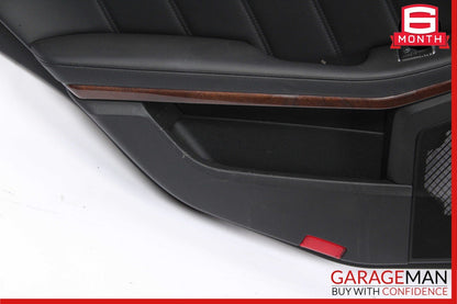 10-13 Mercedes W212 E350 E550 Rear Left Side Interior Door Panel Anthracite