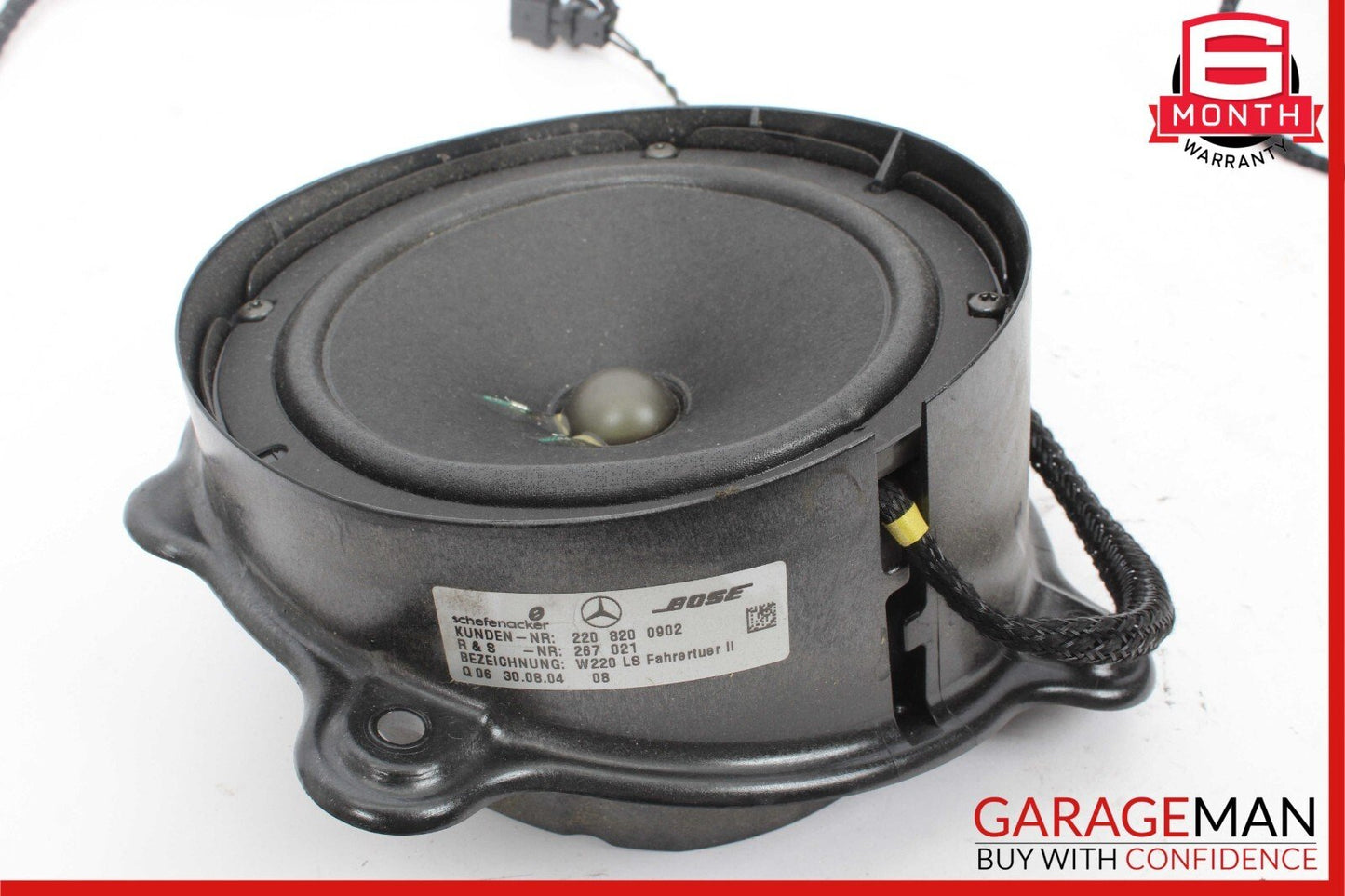 00-06 Mercedes W220 S55 AMG Rear Left & Right Door Audio Sound Speaker Set OEM