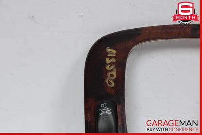 00-06 Mercedes W220 S500 S55 AMG Center Console Shifter Bezel Trim Wood OEM
