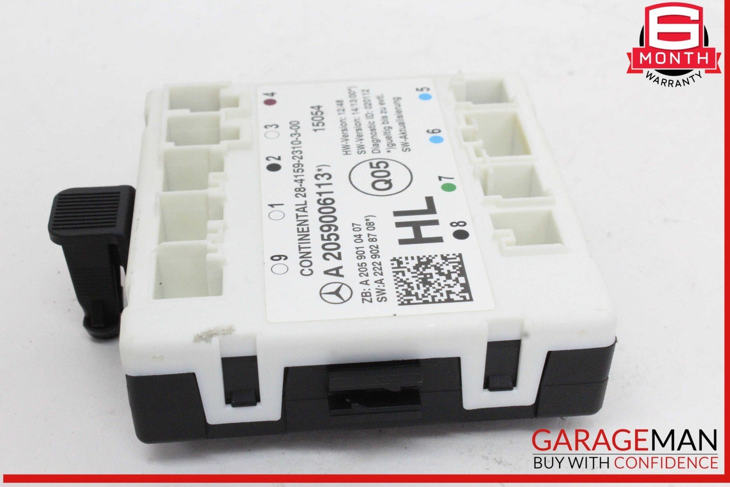 15-18 Mercedes W205 C300 Rear Left Driver Side Door Control Module Unit OEM