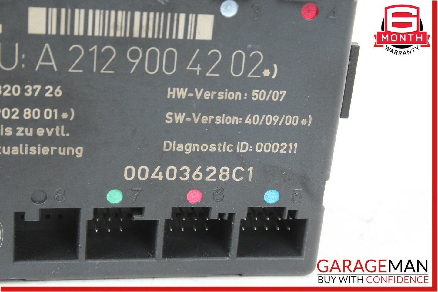 08-15 Mercedes W204 C250 Front Left Driver Side Door Control Module Unit OEM