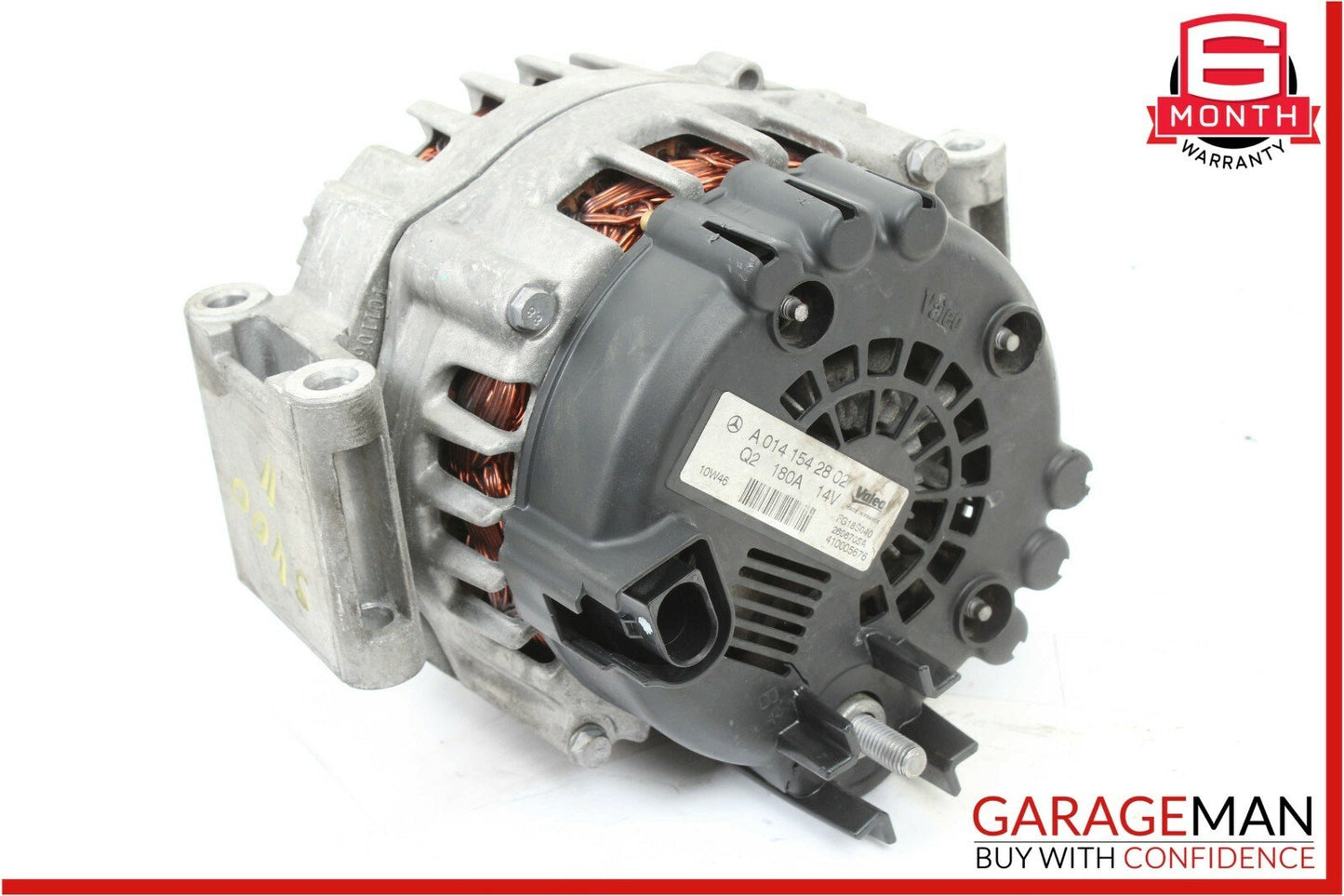 10-13 Mercedes W221 S400 Hybrid 180 AMP Alternator 0141542802 OEM