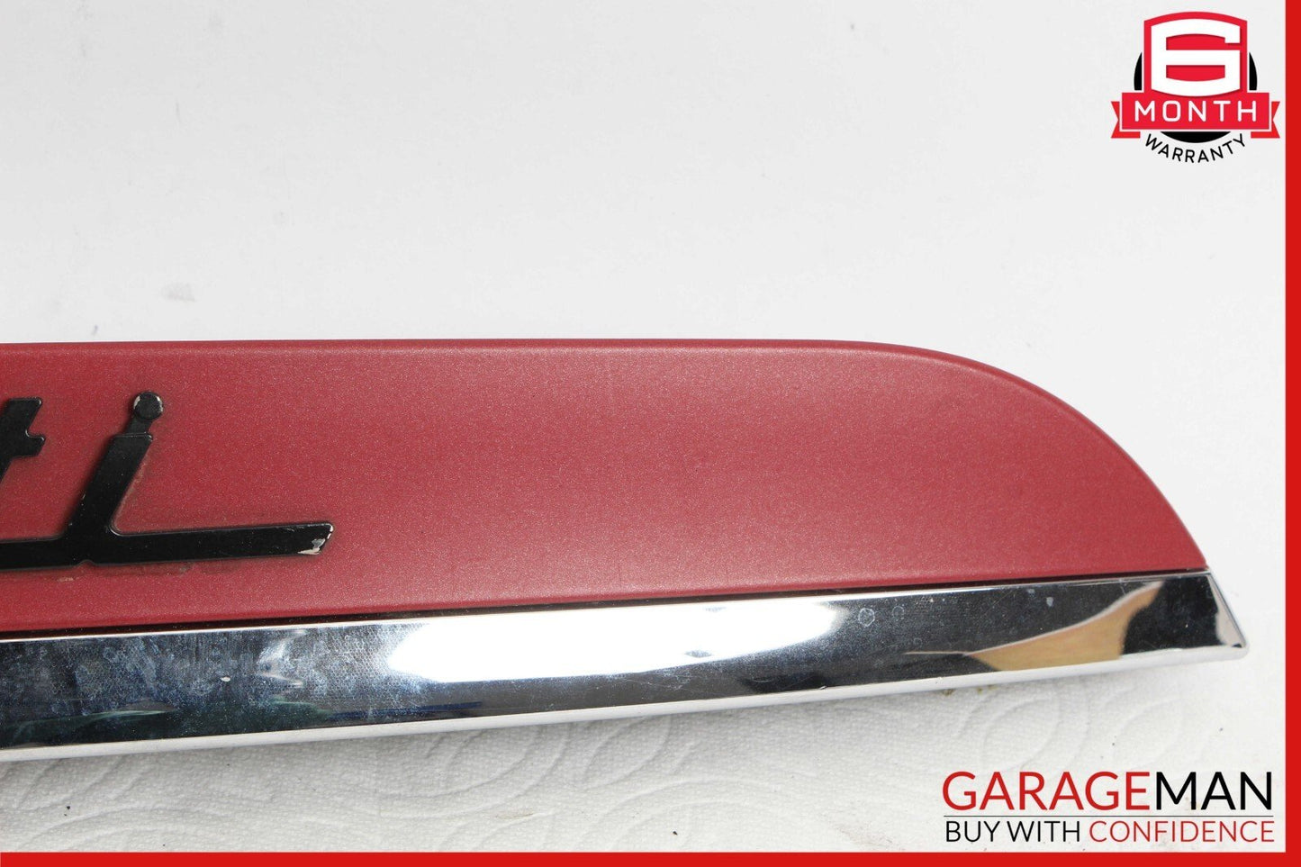 14-17 Maserati Ghibli Rear Trunk Lid Parking Camera Molding Trim Panel Assembly