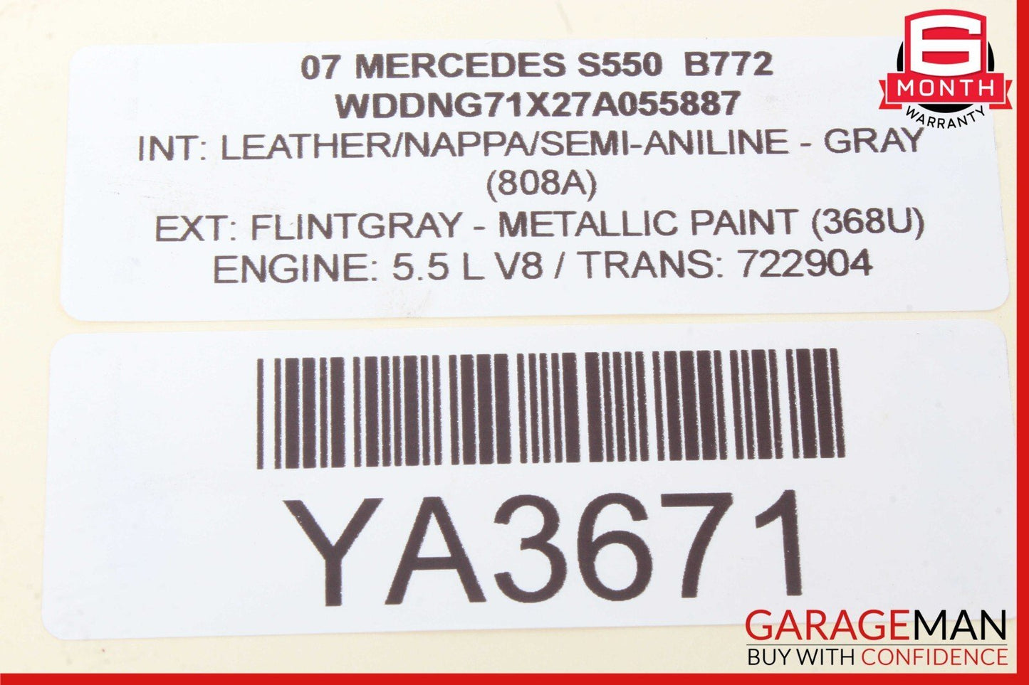00-10 Mercedes R230 SL500 CL55 AMG S500 CL550 Voice Control Module SYN9528A OEM