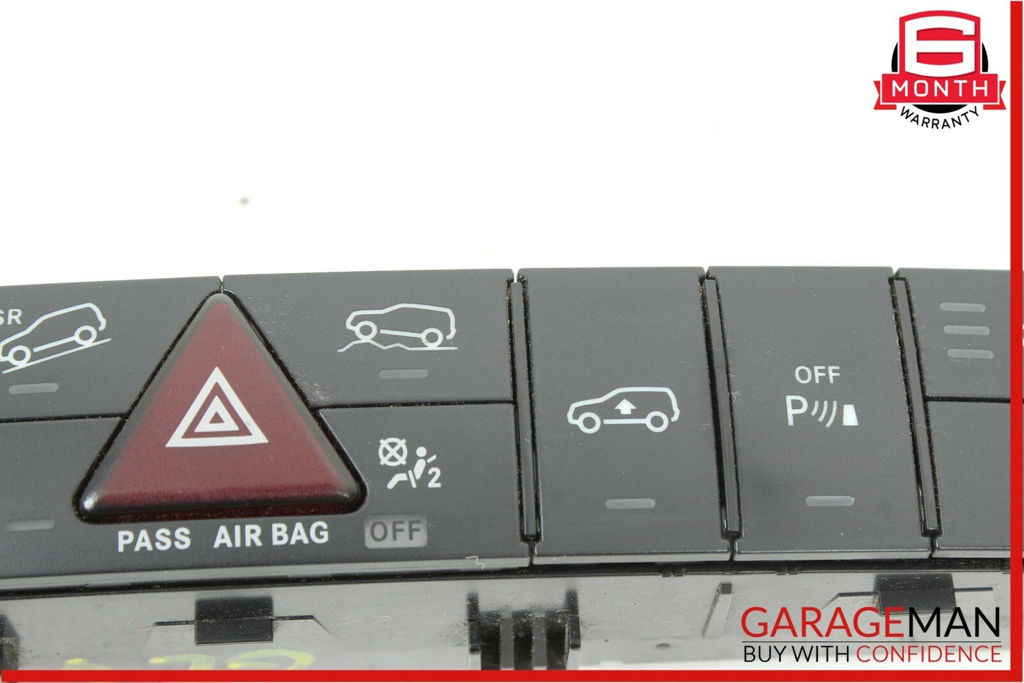 06-12 Mercedes X164 GL450 ML450 Hazard Light Switch Control Panel 1648709210 OEM
