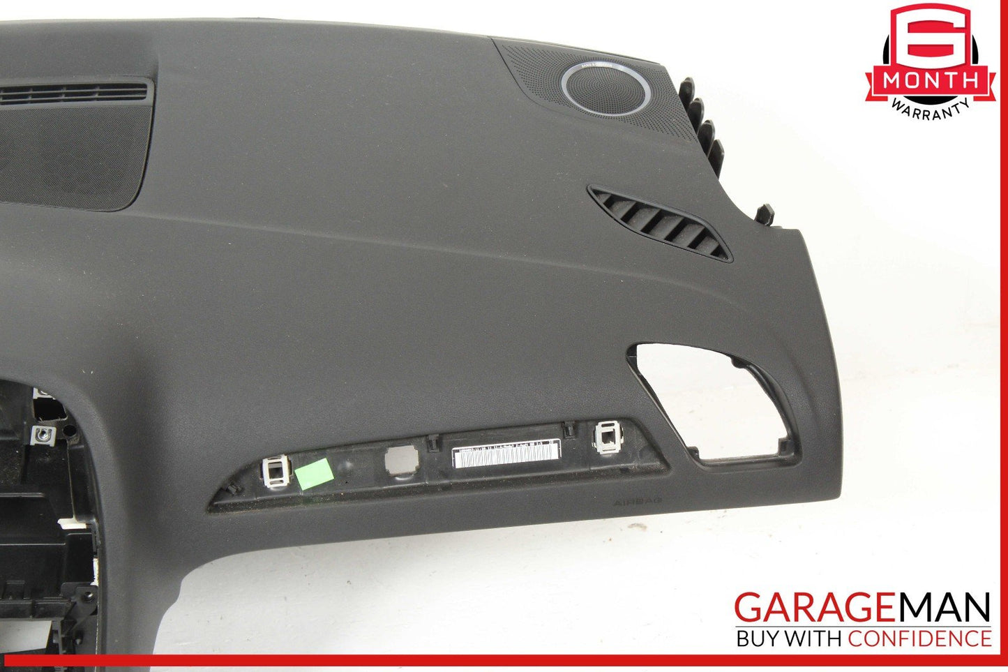 09-16 Audi S4 Front Dash Dashboard Panel Cover Trim Vent Assembly Black OEM
