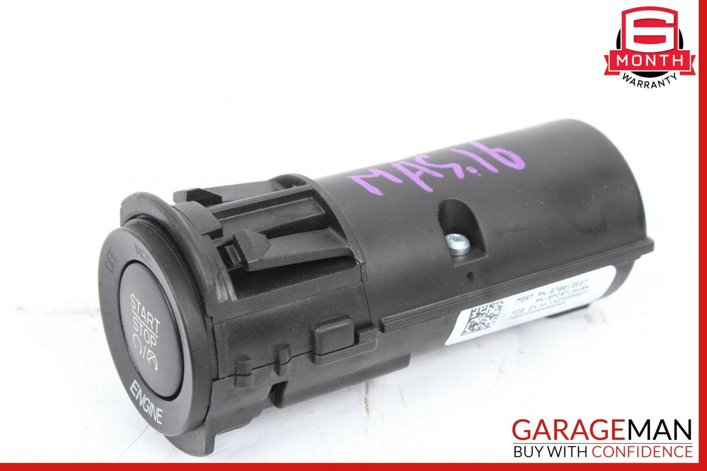 14-17 Maserati Ghibli Ignition Engine Start Stop Switch Control 670013537