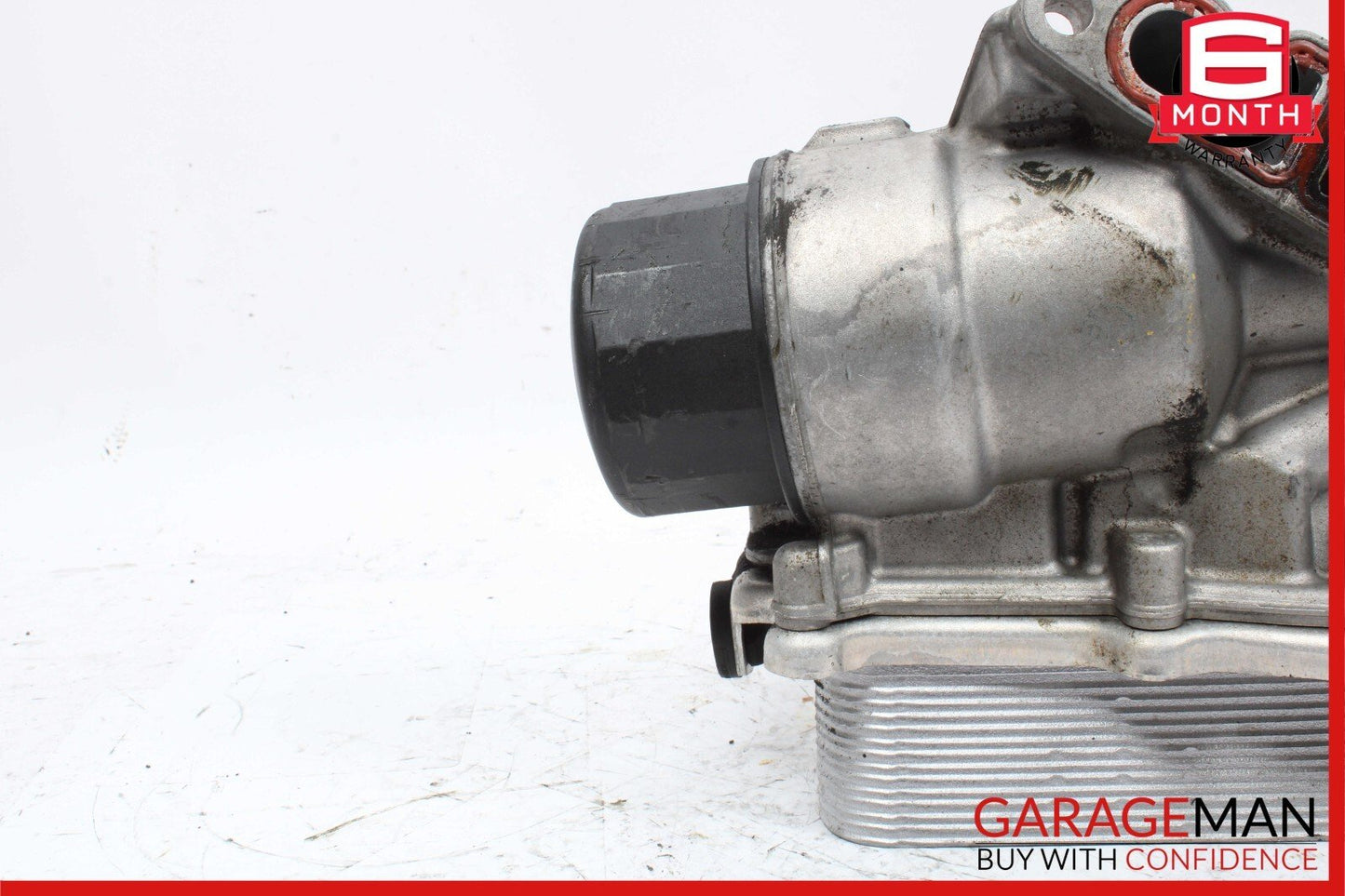 05-13 Mercedes W164 ML350 E350 M272 Engine Oil Filter Cooler Housing 2721800410