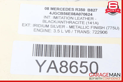 06-13 Mercedes W251 R350 Fuse Relay Box W/ Cover OEM