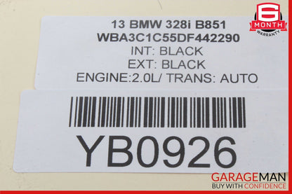 12-18 BMW F30 328i 528i Power Distribution Control Fuse Box 922775204 OEM