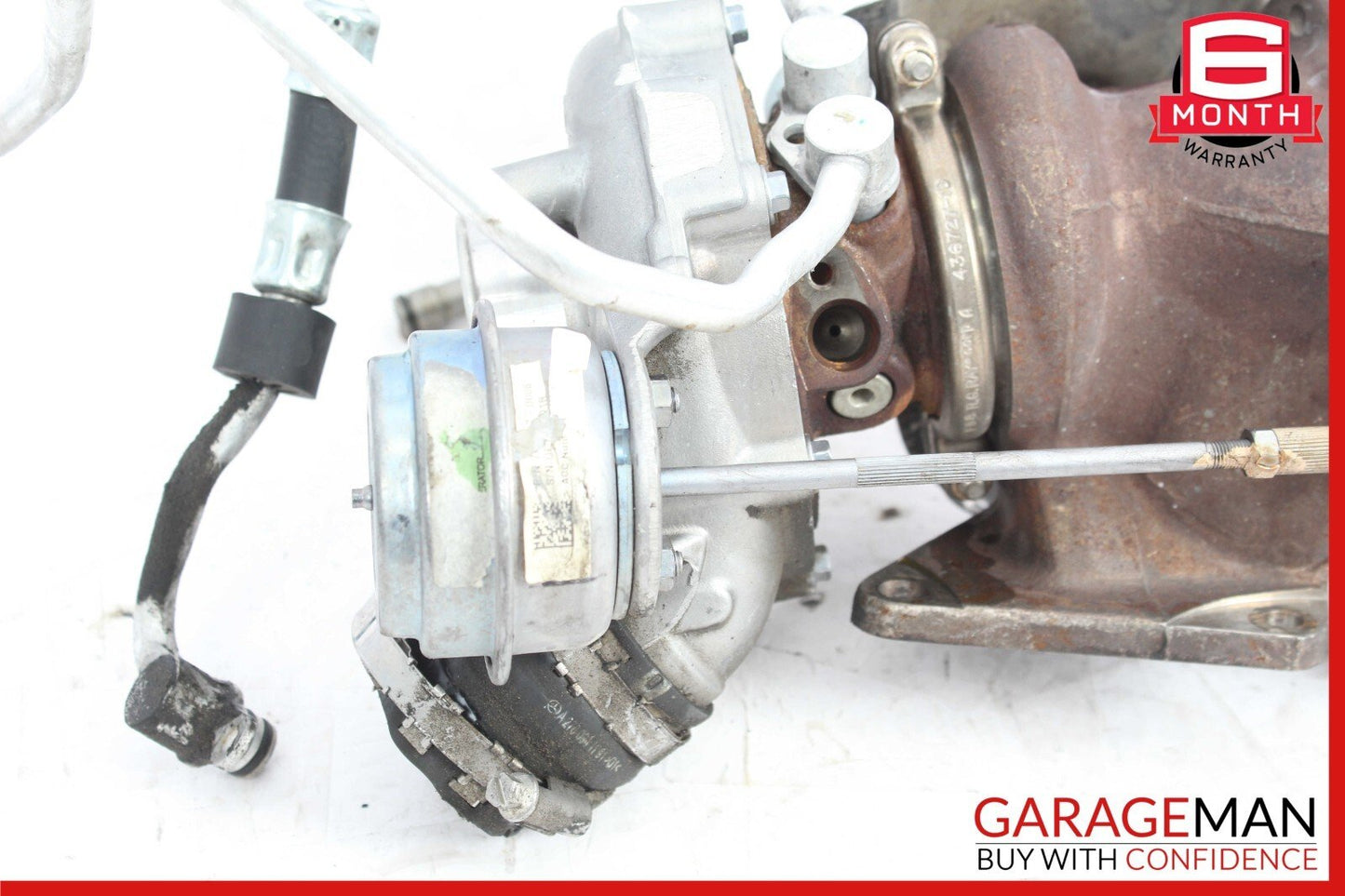 11-14 Mercedes S550 CL550 4.7L V8 Right Side Turbocharger Turbo Charger Manifold