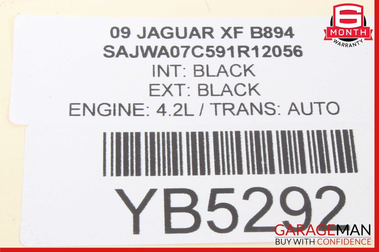09-11 Jaguar XF X250 Trunk Boot Open & Fog Light Control Switch 8X2311654AB OEM