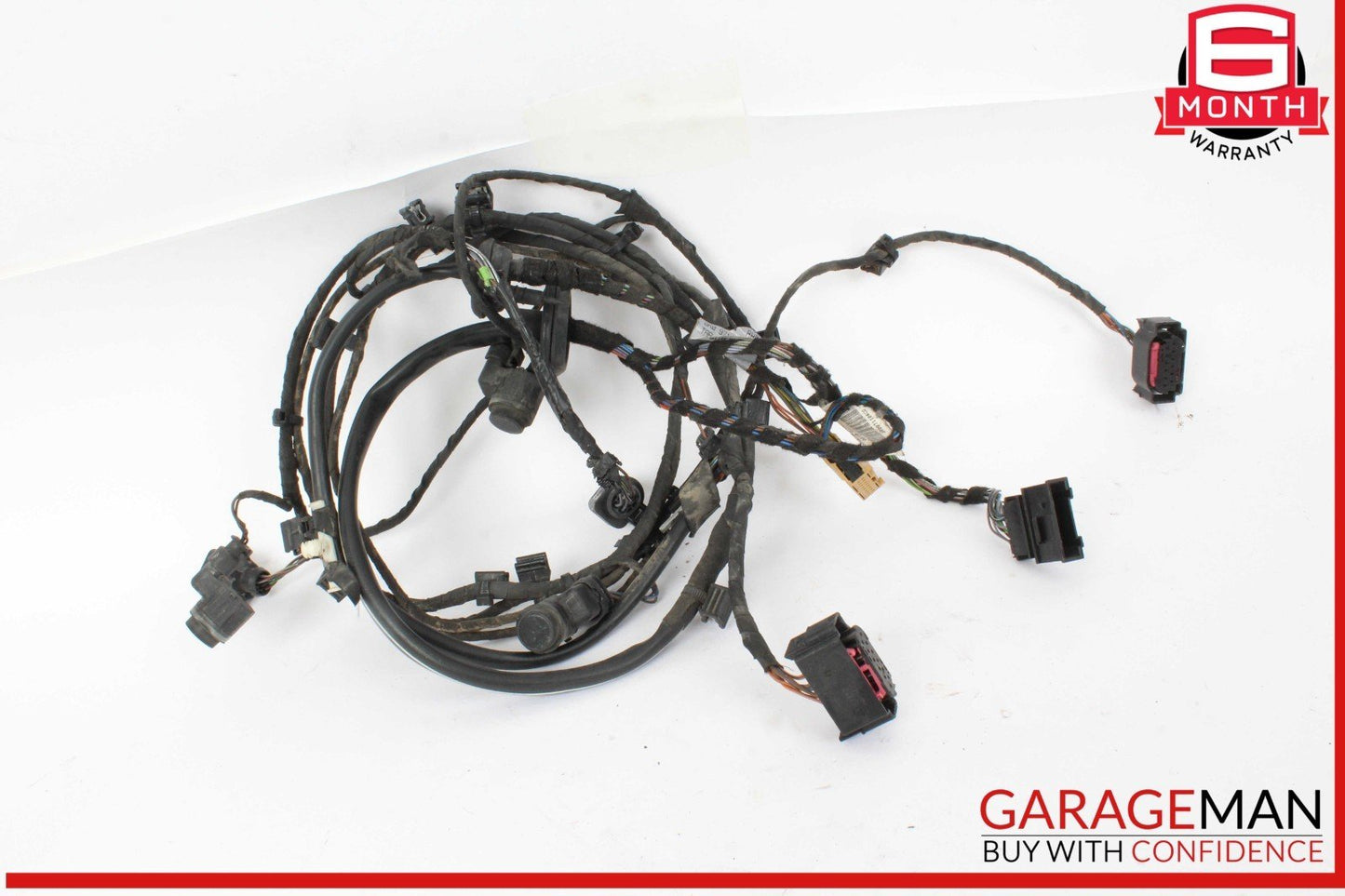 13-17 Audi Q5 Rear Bumper Wire Wiring Harness w/ Park Assist PDC Sensor OEM