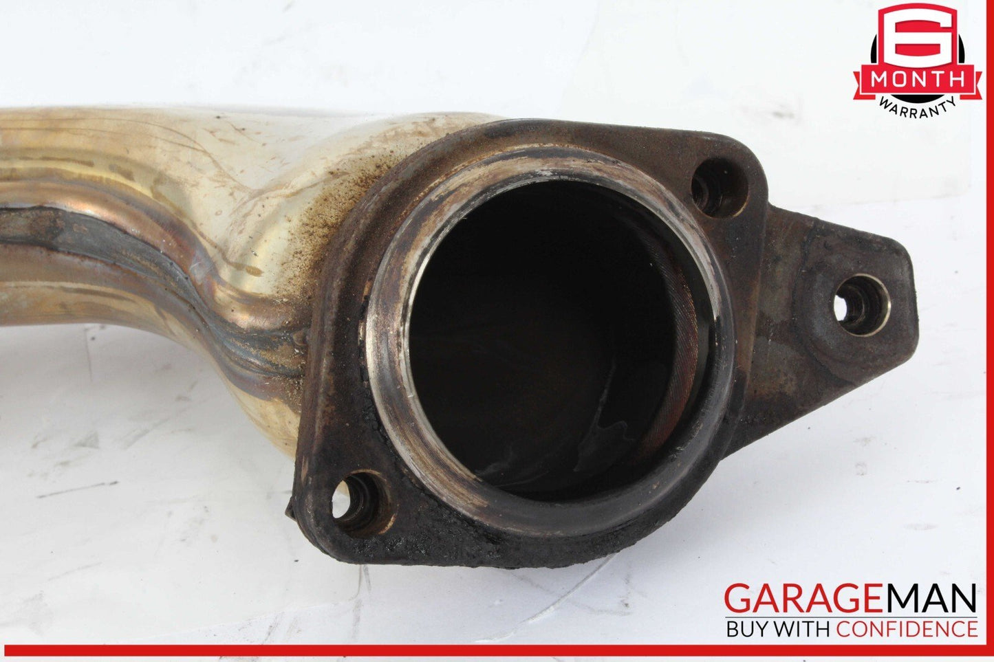 12-18 Mercedes W218 CLS550 4.6L Left Exhaust Pipe Adapter 2781400908 OEM