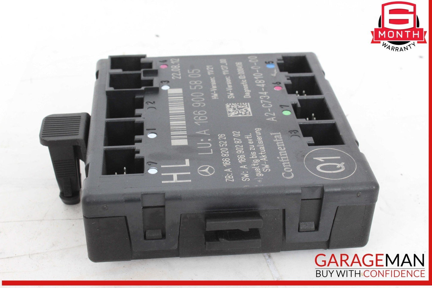 12-19 Mercedes X166 GL450 ML400 GLE350 Rear Left Side Door Control Module Unit