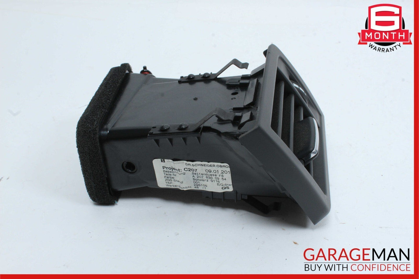 10-13 Mercedes W212 E550 Front Left Dash AC A/C Air Vent Trim Grille Cover OEM