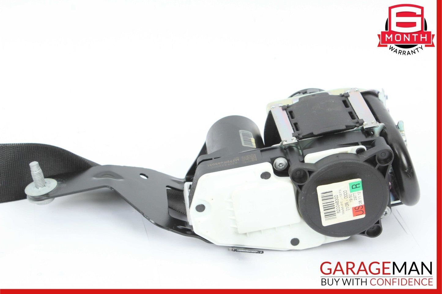 10-13 Mercedes W212 E350 E400 Front Right Seat Belt Seatbelt Retractor Black OEM