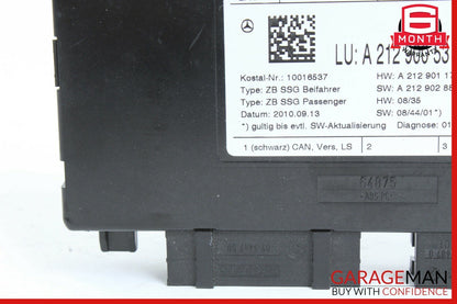 08-17 Mercedes W212 E350 Front Right Passenger Side Seat Control Module Unit OEM