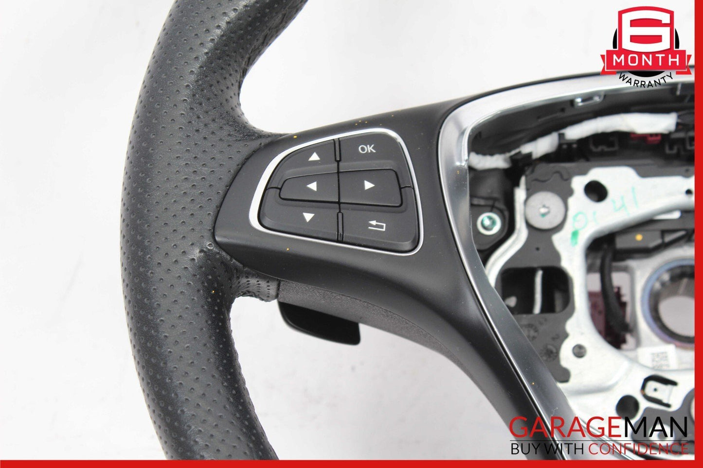 14-20 Mercedes W117 CLA250 GLA250 Steering Wheel w/ Paddle Shifters Assy Black