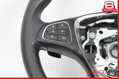14-20 Mercedes W117 CLA250 GLA250 Steering Wheel w/ Paddle Shifters Assy Black
