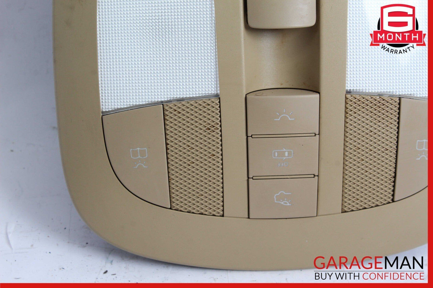 06-13 Mercedes GL350 GL450 R500 R63 AMG Front Top Overhead Dome Light Lamp Brown
