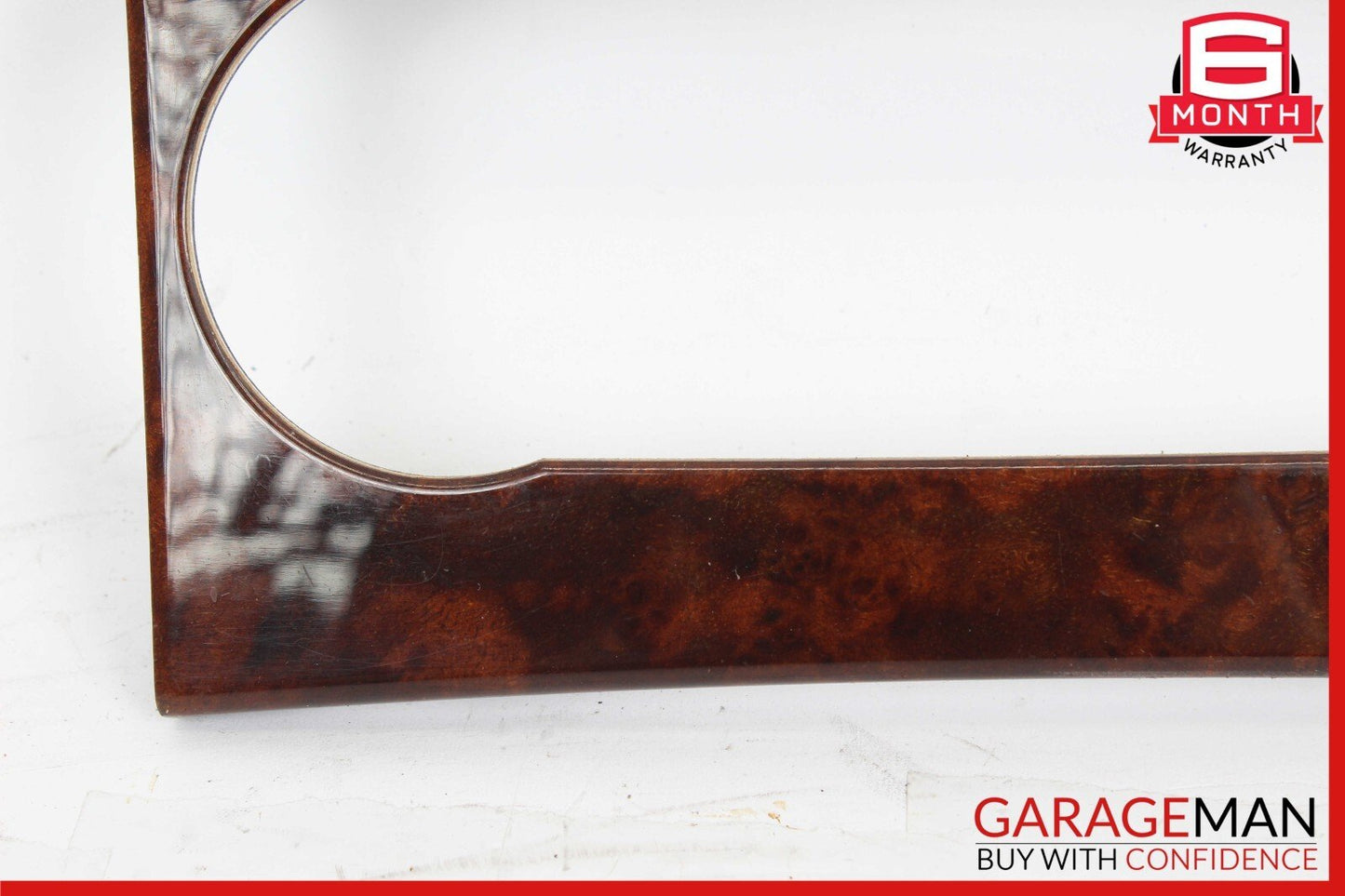 08-14 Mercedes W204 C300 A/C Climate Control Switch Trim Bezel Cover Wood OEM
