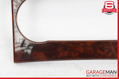 08-14 Mercedes W204 C300 A/C Climate Control Switch Trim Bezel Cover Wood OEM