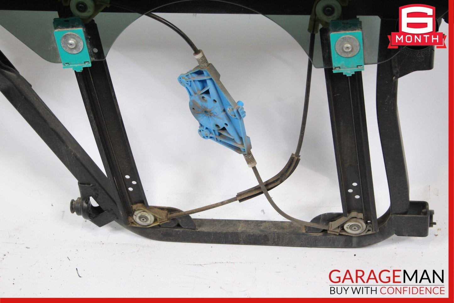 03-06 Porsche Cayenne 955 Rear Right Door Frame Window Regulator Glass Panel