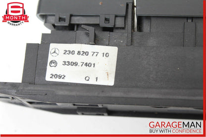 03-08 Mercedes R230 SL500 Right Side ESP Off Console Blank Filler Switch OEM