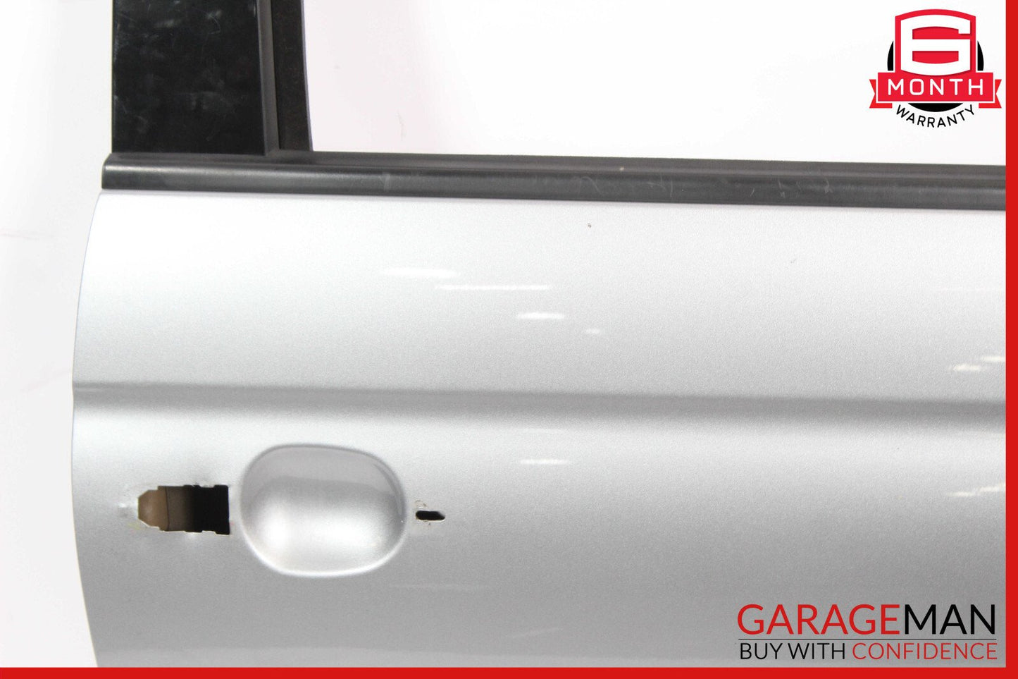 12-17 Fiat 500 Front Right Door Shell Panel Silver OEM