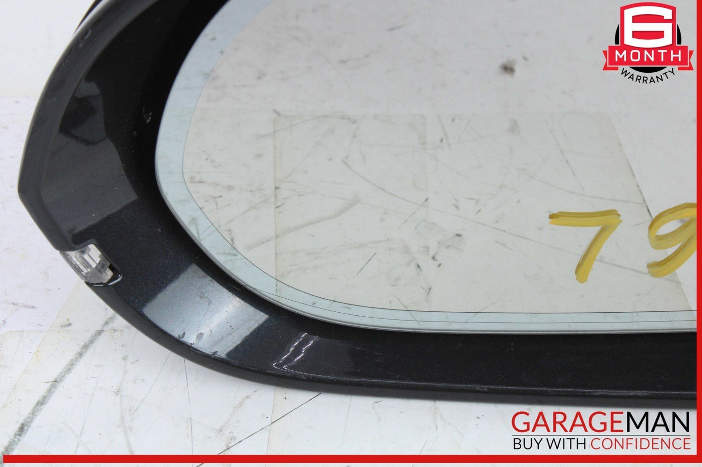 12-18 Audi A6 Front Left Driver Side Door Rear View Mirror Black 4G1857409AE OEM