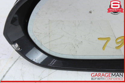 12-18 Audi A6 Front Left Driver Side Door Rear View Mirror Black 4G1857409AE OEM