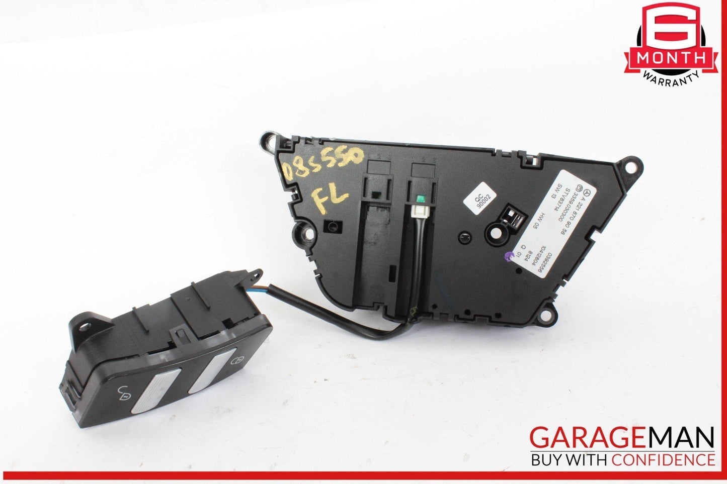 07-13 Mercedes W221 S550 CL65 AMG Front Left Seat Adjust Controller Switch Set