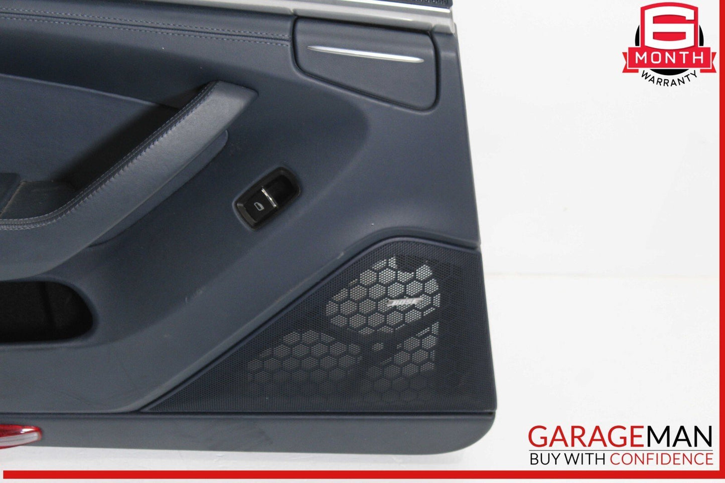10-16 Porsche Panamera 970 Rear Left Interior Door Panel Leather OEM