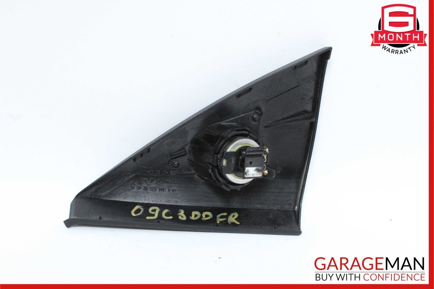 08-14 Mercedes W204 C300 Sedan Front Right Door Tweeter Speaker Trim Cover Black