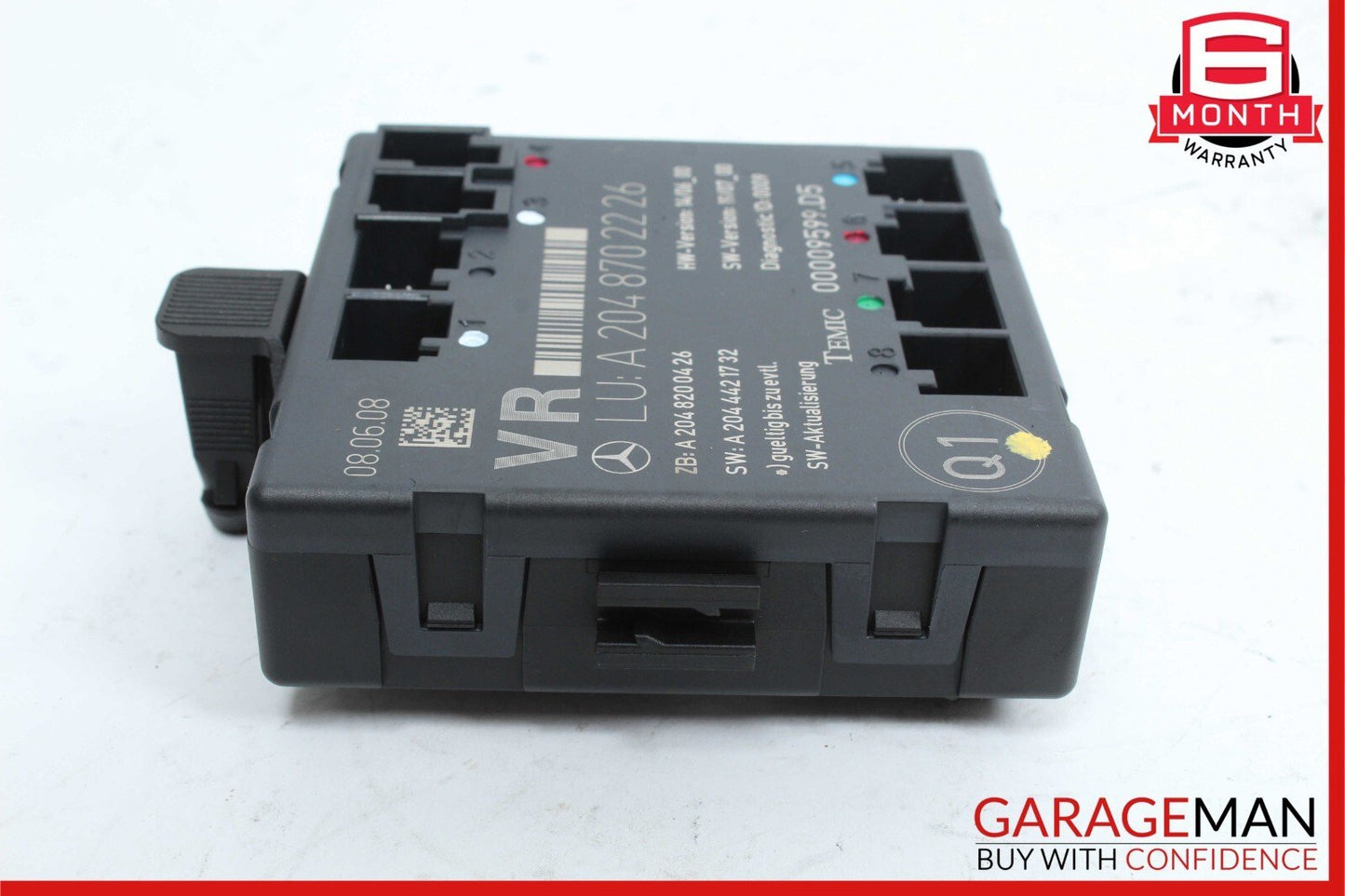 08-18 Mercedes W204 C300 C250 E400 Front Right Side Door Control Module OEM