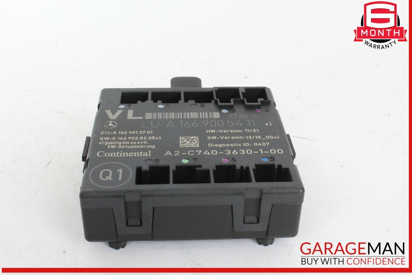 12-20 Mercedes W117 CLA250 Front Left Driver Side Door Control Module Unit OEM