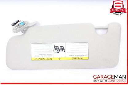 14-21 BMW i3 I01 Hybrid Front Right Passenger Side Sun Visor Sunvisor Gray OEM