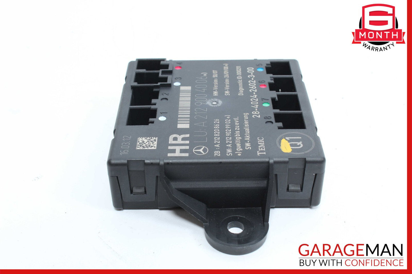 08-14 Mercedes W204 C250 C350 Rear Right Side Door Control Module 2129004006 OEM