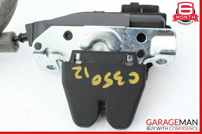 08-11 Mercedes W204 C350 Trunk Lid Latch Lock Actuator w/ Cylinder Mechanism OEM