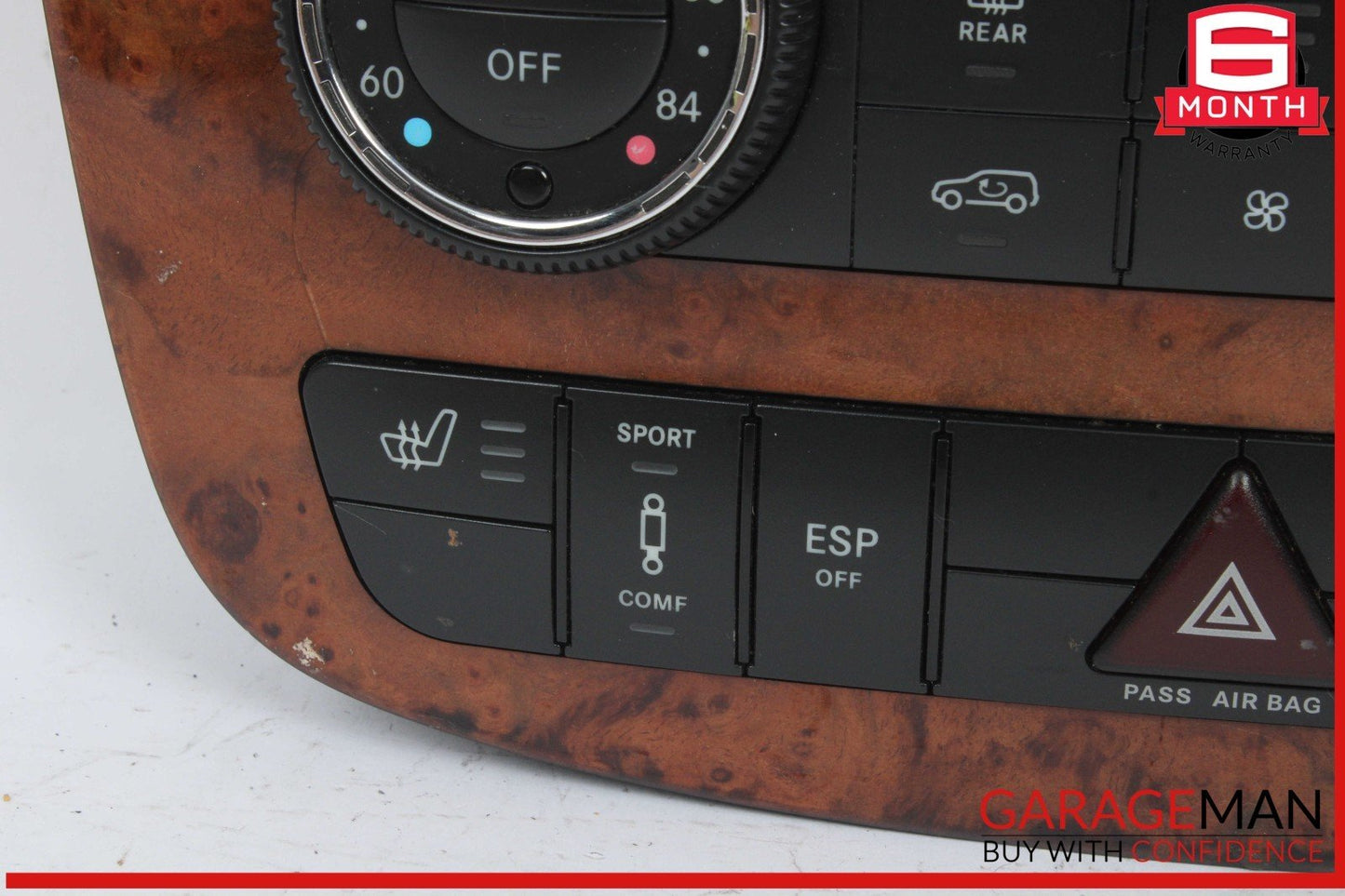 06-08 Mercedes-Benz R350 A/C Heater Climate Control Switch 2518208089 OEM