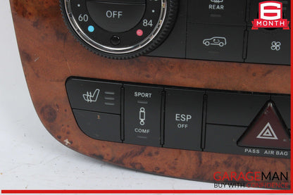 06-08 Mercedes-Benz R350 A/C Heater Climate Control Switch 2518208089 OEM