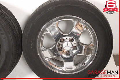 98-05 Mercedes W163 ML320 ML350 8.5 x 17 17" Wheel Wheels Rim Set of 4 Pc OEM