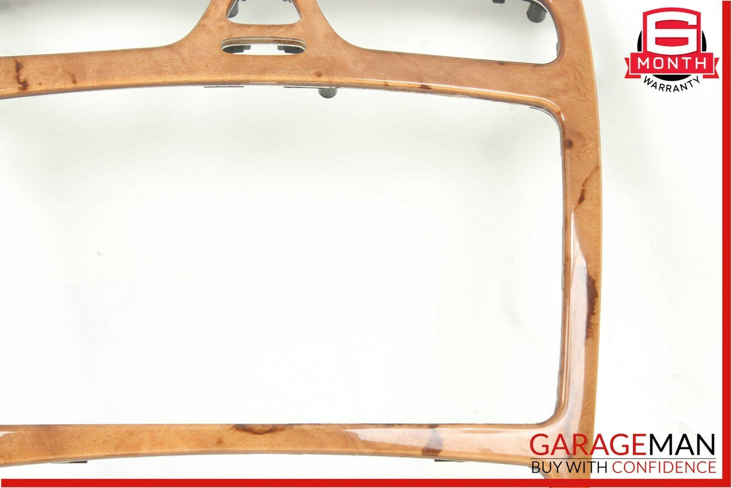 03-04 Mercedes W209 CLK500 CLK55 AMG Center Console Trim Bezel Cover Wood