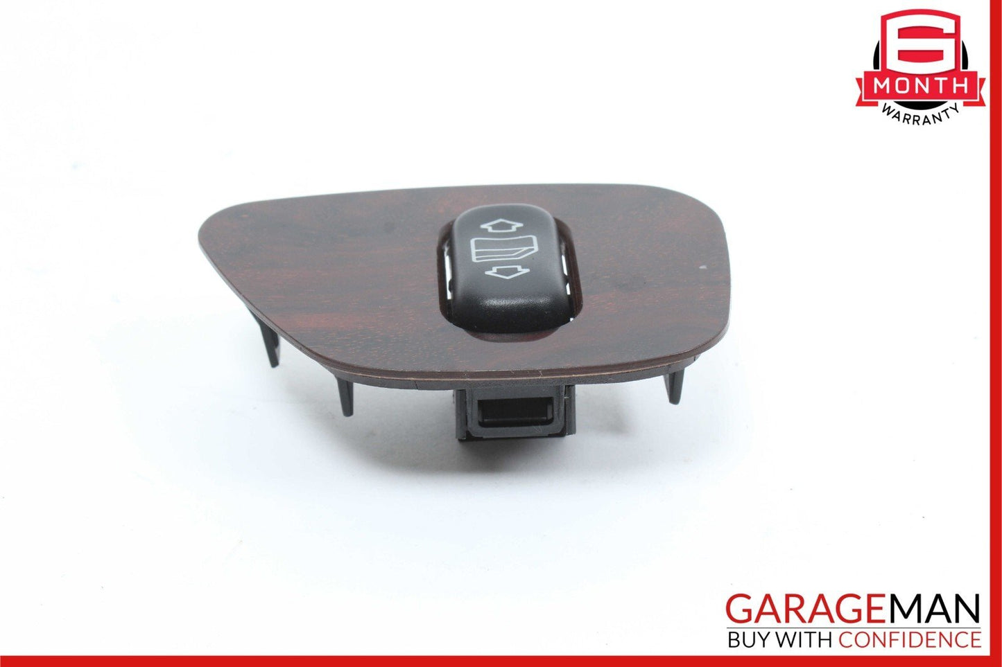 96-99 Mercedes W210 E300 Rear Right Passenger Side Window Switch Trim Cover Wood