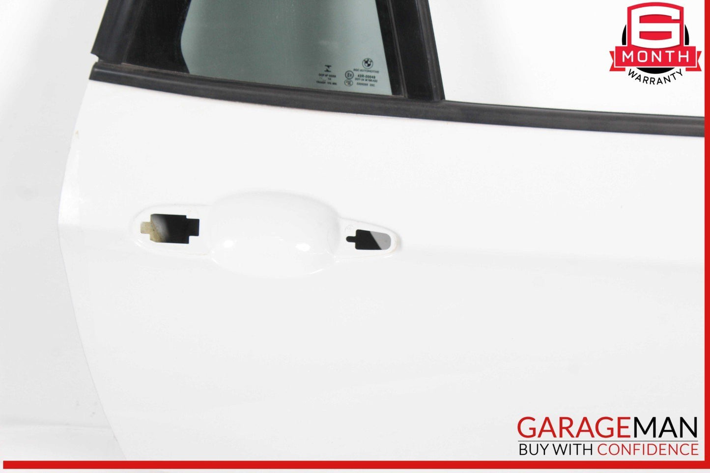 12-15 BMW X1 Rear Right Passenger Side Door Shell White OEM