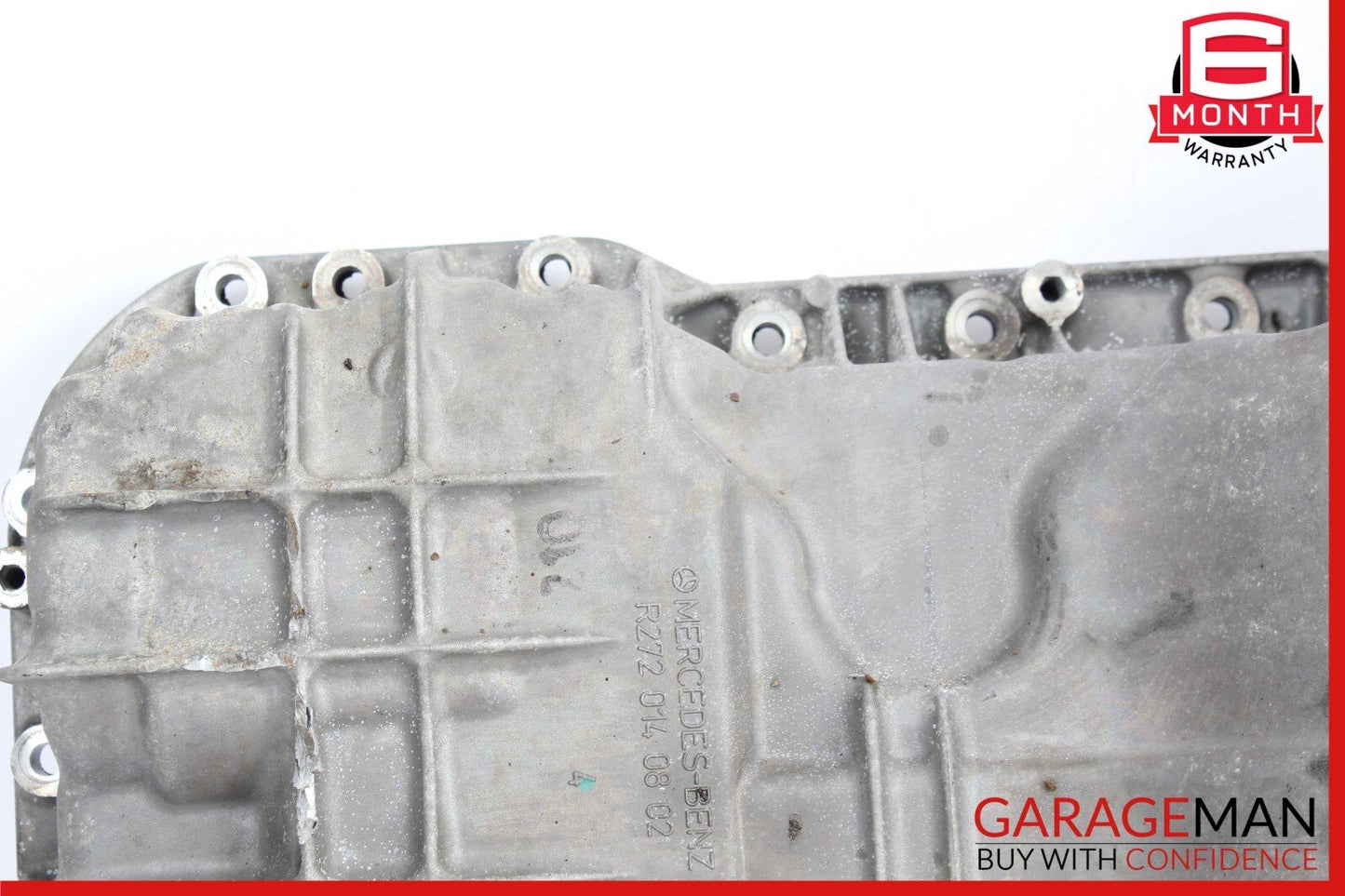 05-11 Mercedes R171 SLK300 Engine Upper Oil Sump Baffle Pan 2720142102 OEM