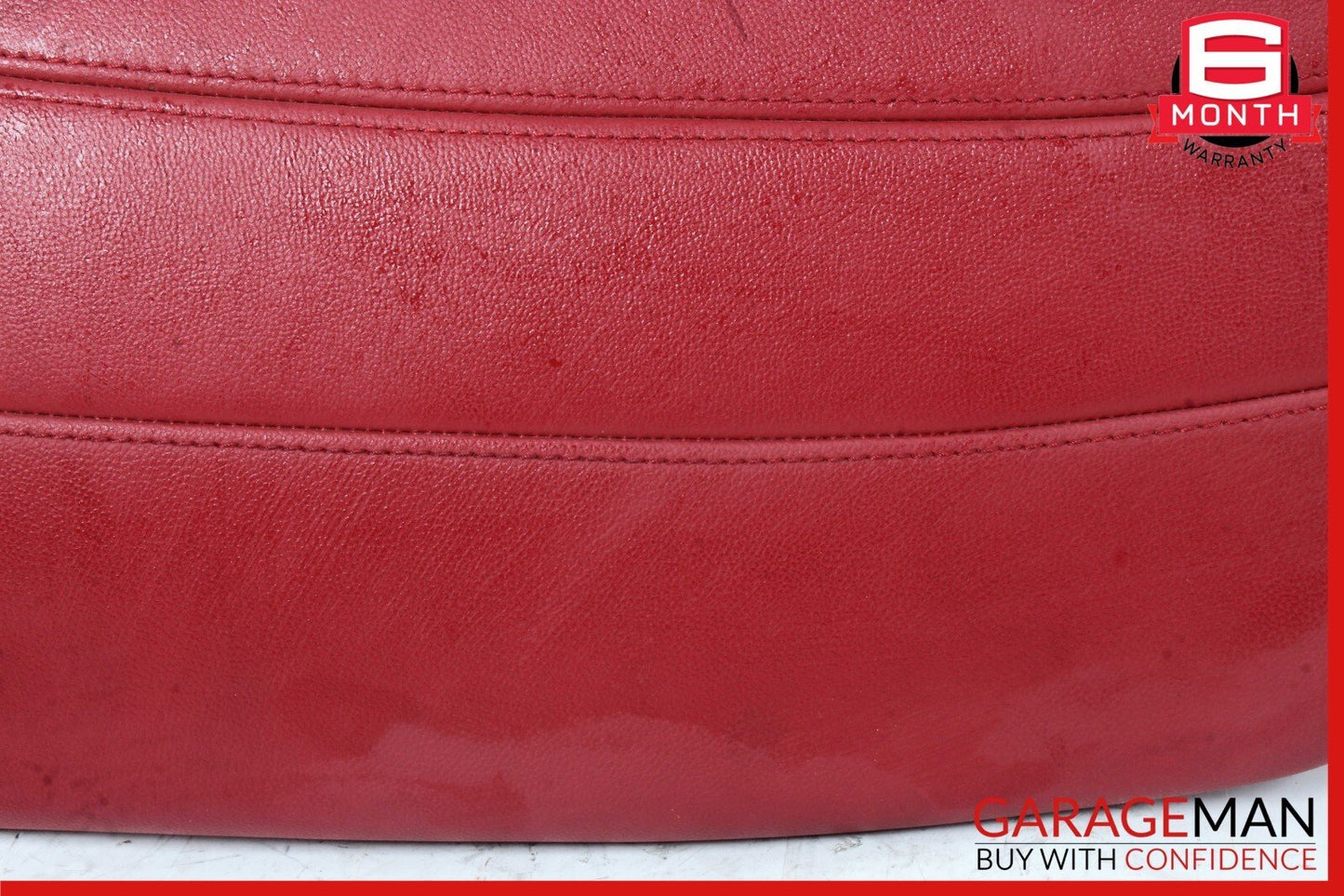 17-22 Alfa Romeo Giulia Rear Left Side Seat Bolster Cushion Red OEM